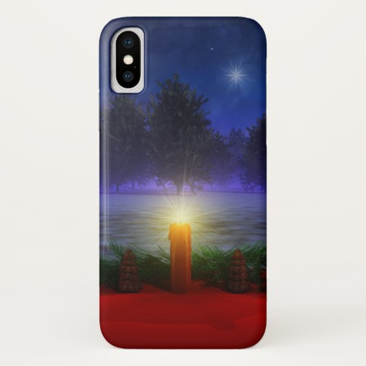 Visions plus lumineuses coque iphone-Mate de Noël (Dos)