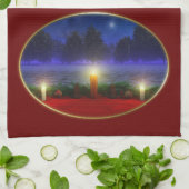 Visions plus lumineuses Serviette de cuisine de No (Plié)