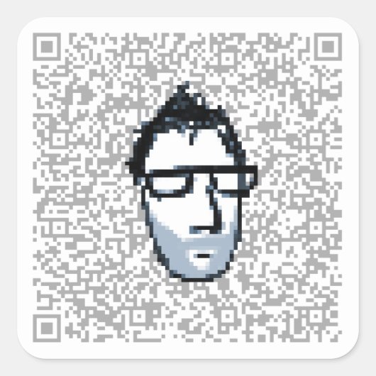 VisionUp QR-code lichte sticker (Voorkant)