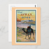 Visit Aswan, Egypt Briefkaart (Voorkant / Achterkant)