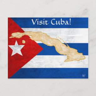 "Visit Cuba" post card Briefkaart