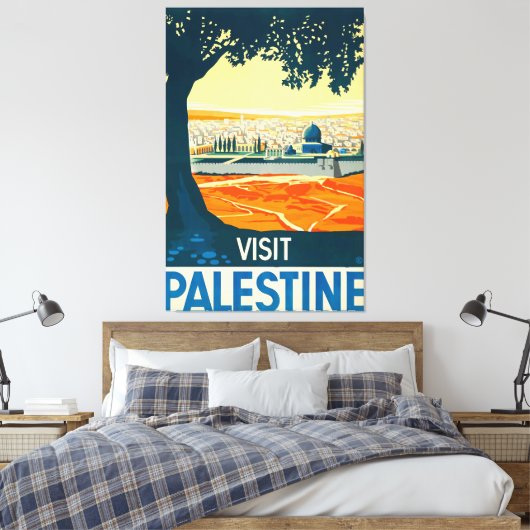 Visit Palestine Canvas Afdruk (Insitu (Slaapkamer))