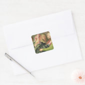 Visitatie (detail 60438) vierkante sticker (Envelop)