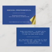 Visite 20 Professionnels modernes bleu Carte de visite, o (Devant / Derrière)