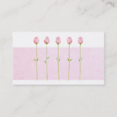 Visite 3 Carte de profil Rosebustes roses (Dos)