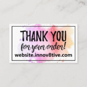 Visite 8e Posh carte de remerciements (Devant)