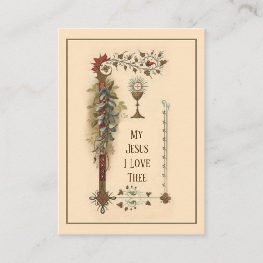 VISITE ACTE DE COLLECTIVITÉ SPIRITUELLE CARTE SAINT DE PR (Devant)