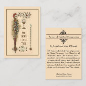 VISITE ACTE DE COLLECTIVITÉ SPIRITUELLE CARTE SAINT DE PR (Devant / Derrière)