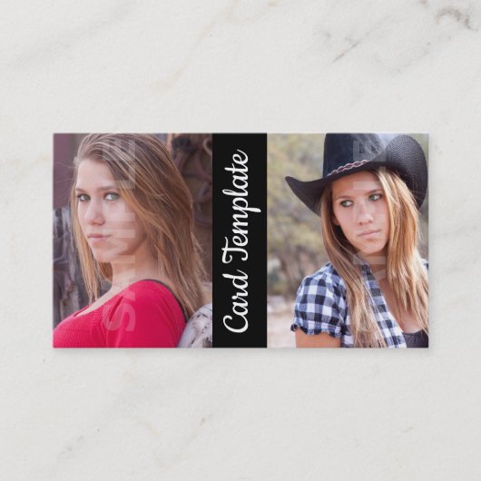 Visite Acteur de capture d'écran du Modèle Carte photo pa (Devant)