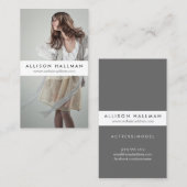 Visite Acteurs et modèles Capture d'écran no 2 Carte de v (Devant / Derrière)