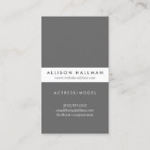 Visite Acteurs et modèles Capture d'écran no 2 Carte de v (Dos)