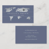 Visite Aéronefs de la carte mondiale (Devant / Derrière)