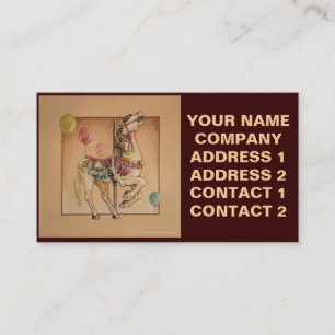Visite Affaires - Carte de profil - Carrousel à cheval he
