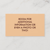 Visite Affaires - carte de profil - carrousel pourpre de (Dos)