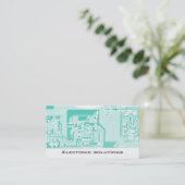 Visite Affaires de carte de communication électronique (Debout devant)