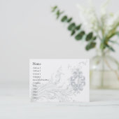 Visite Affaires de Flourish/modèle carte de profil (Debout devant)
