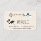 Visite Agent de voyage Carte du monde Vacances Eau Plage  (Dos)