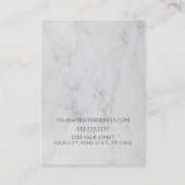 Visite Ajouter Votre Carte D'Affichage D'Écouture De Marb (Dos)