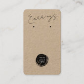 Visite Ajouter Votre Carte D'Affichage D'Oreille De Bouti (Devant)