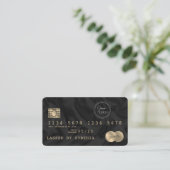 Visite Ajoutez votre logo Code QR de carte de crédit (Debout devant)