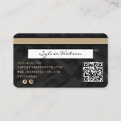 Visite Ajoutez votre logo Code QR de carte de crédit (Dos)