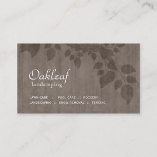 Visite Aménagement du feuille beige d'arbre de carte de