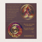 VISITE AMOUR BOUCHE BÉE - CARTE DE TÉMOIGNAGE (Extérieur déplié)