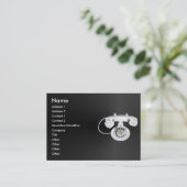 Visite Ancienne carte de profil téléphonique (Debout devant)