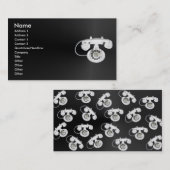 Visite Ancienne carte de profil téléphonique (Devant / Derrière)