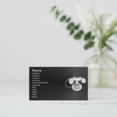 Visite Ancienne carte de profil téléphonique (Debout devant)