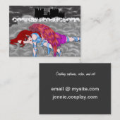 Visite Angel Dream Anime et carte de jeu de rôle (Devant / Derrière)