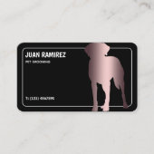 Visite Animaux de compagnie Groomer de chien Carte de vis (Devant)