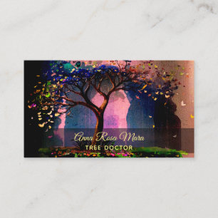 Visite *~* AP81 Ethereal QR TREE Imaginaire Carte de visi