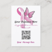 Visite Appui de Cancer de Breat de calendrier de carte de (Dos)