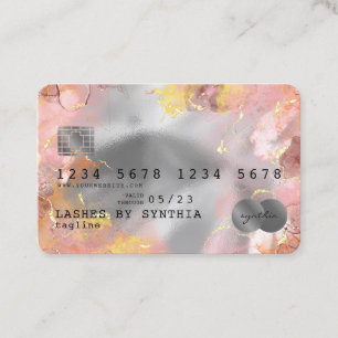 Visite Aquarelle Abstraite ajouter le logo Style de carte