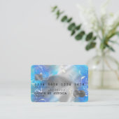 Visite Aquarelle Abstraite ajouter le logo Style de carte (Debout devant)