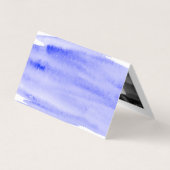 Visite Aquarelle Brosse photo Enregistrer la carte de dat (Dos)