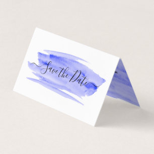 Visite Aquarelle Brosse photo Enregistrer la carte de dat