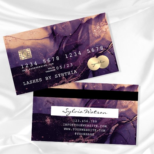 Visite Aquarelle d'art Abstrait moderne style carte de cr