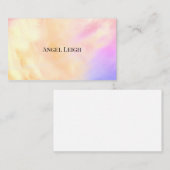 Visite Aquarelle, Peinture, Graphiques, Art, Carte de vis (Devant / Derrière)