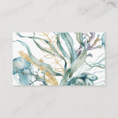 Visite Aquarelle sous la carte de table plat de méduses d (Dos)