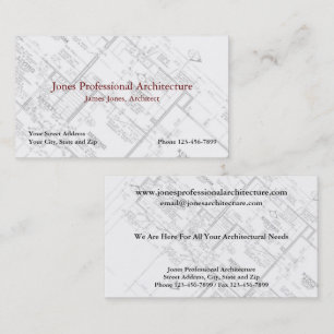 Visite Architect Architecture Home Builder Carte de visit