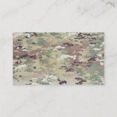 Visite Armée OCP Camo Camoflage uniforme Camo de carte de (Dos)