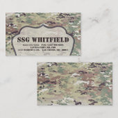 Visite Armée OCP Camo Camoflage uniforme Camo de carte de (Devant / Derrière)