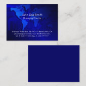 Visite Arrière - plan de carte du monde (Devant / Derrière)