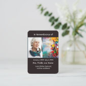 Visite Art Peintre de carte de poche Memorial (Debout devant)