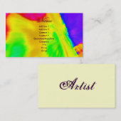 Visite "Artiste carte de profil d'IV" (Devant / Derrière)