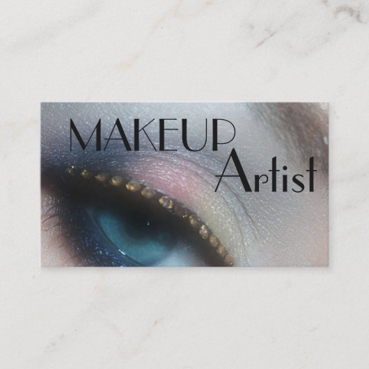 Visite Artiste carte de visite/maquillage (Devant)