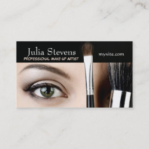 Visite Artiste de maquillage professionnel, carte de