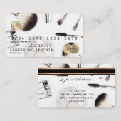 Visite Artiste maquillage de carte de crédit (Devant / Derrière)